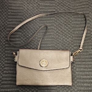 Tory Burch Metallic Crossbody Bag Size Small